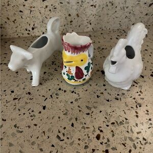 Ceramic Animal Creamer Set